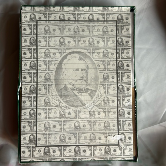 1997 magic creations Other - BIG MONEY STATIONARY & ENVELOPES 20 PC SET